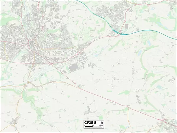 Bridgend CF35 5 Map