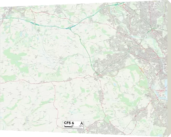 Cardiff CF5 6 Map