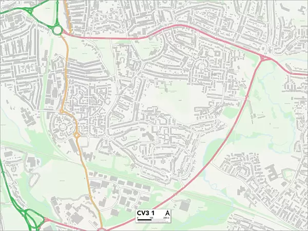 Coventry CV3 1 Map