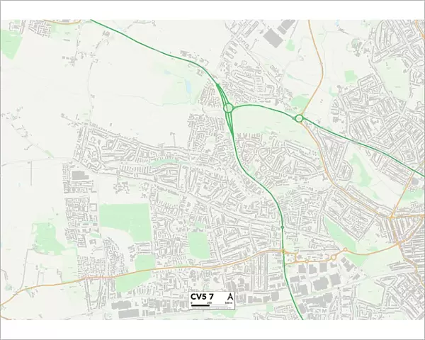 Coventry CV5 7 Map