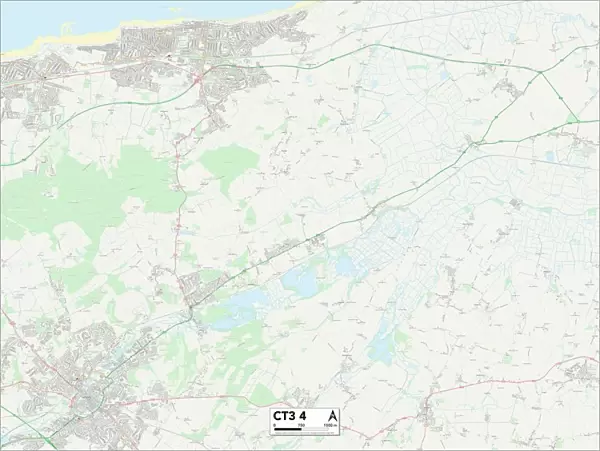 Kent CT3 4 Map