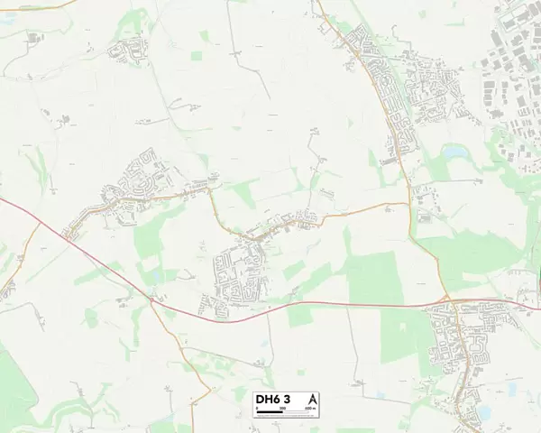 County Durham DH6 3 Map