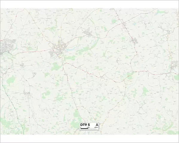 West Dorset DT9 5 Map