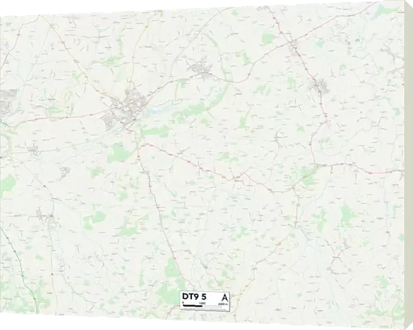 West Dorset DT9 5 Map