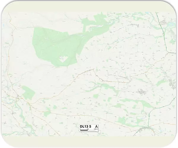 County Durham DL13 5 Map