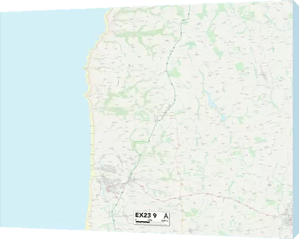 Cornwall EX23 9 Map