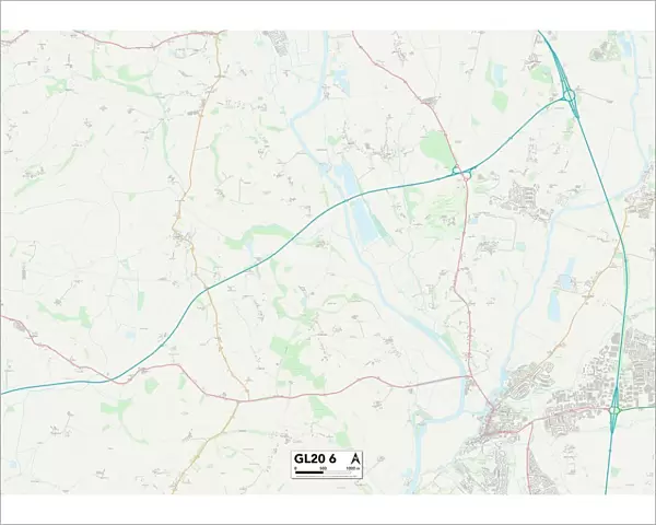 Tewkesbury GL20 6 Map