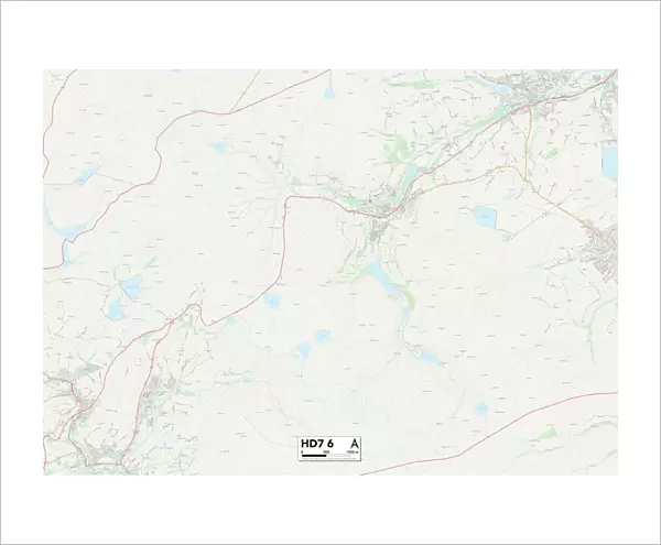 Kirklees HD7 6 Map