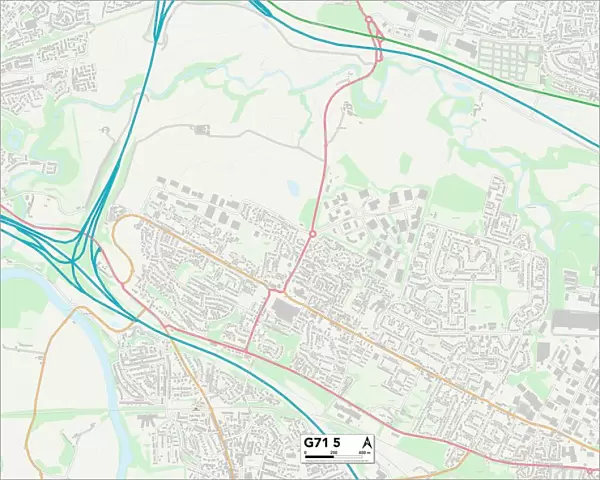Lanarkshire G71 5 Map