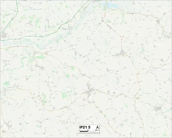 Mid Suffolk IP21 5 Map