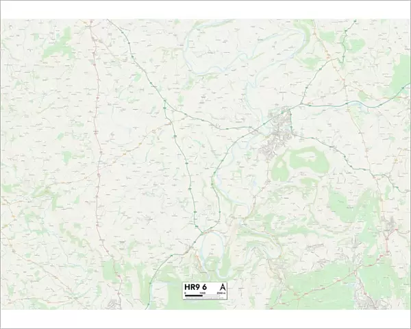 Hereford HR9 6 Map
