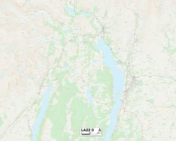 South Lakeland LA22 0 Map
