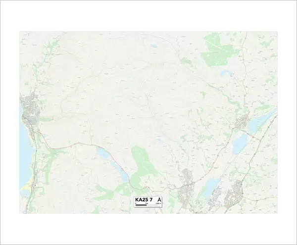 North Ayrshire KA25 7 Map