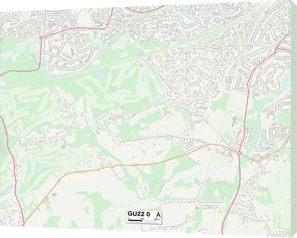 Woking GU22 0 Map