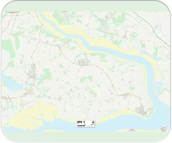 Babergh IP9 1 Map