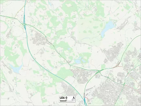 Leicester LE6 0 Map