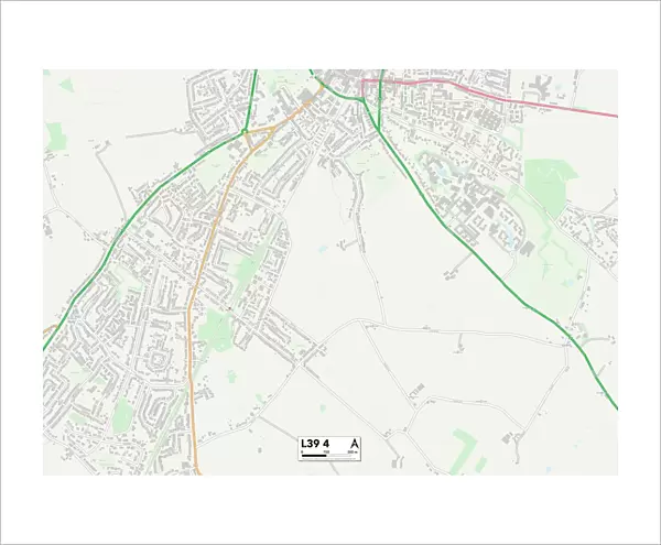 West Lancashire L39 4 Map