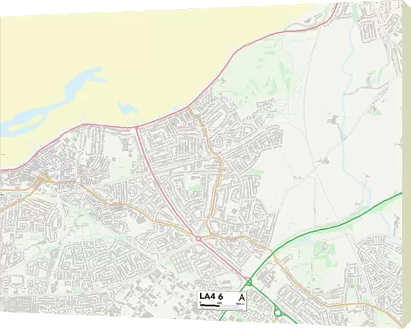 Lancaster LA4 6 Map