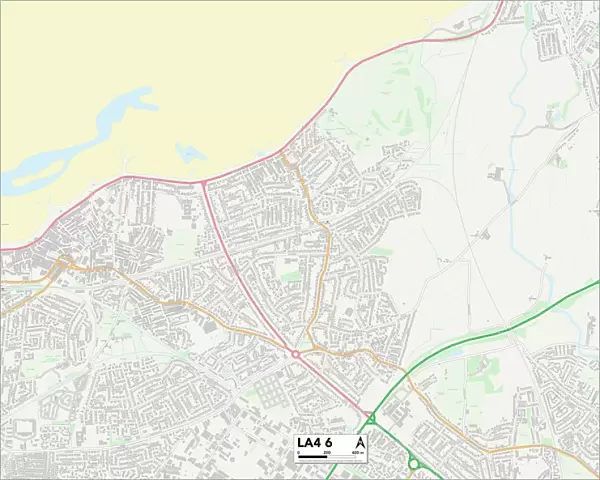 Lancaster LA4 6 Map