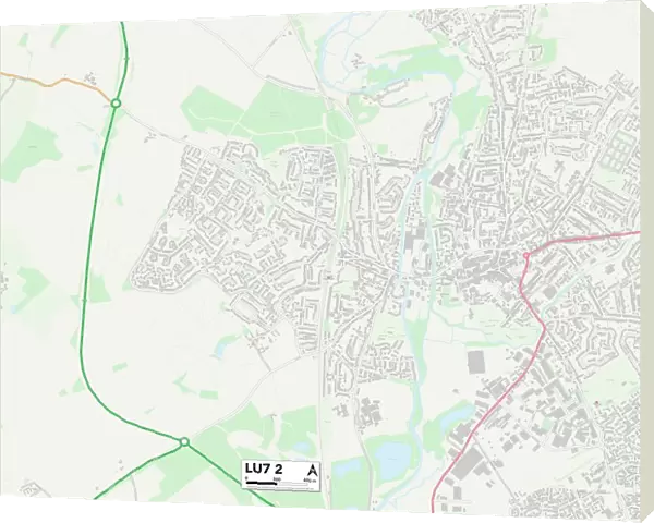 Central Bedfordshire LU7 2 Map