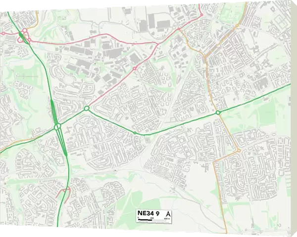 South Tyneside NE34 9 Map