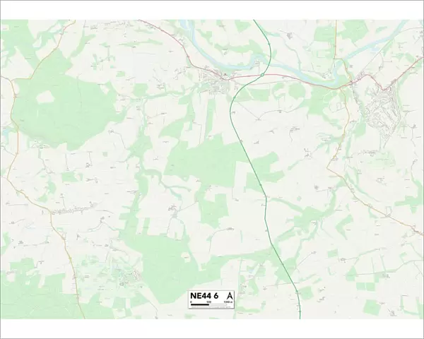 Northumberland NE44 6 Map