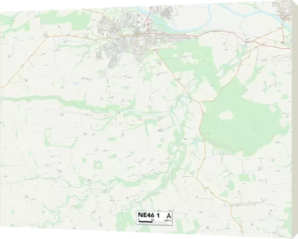 Northumberland NE46 1 Map