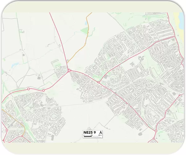 North Tyneside NE25 9 Map