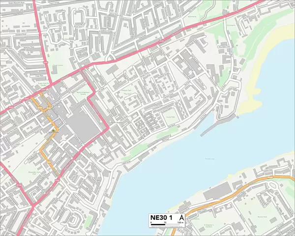 North Tyneside NE30 1 Map