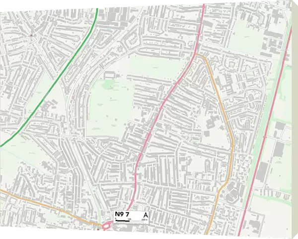 Enfield N9 7 Map