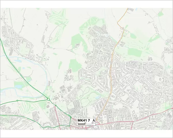 Bedford MK41 7 Map