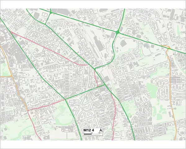 Manchester M12 4 Map