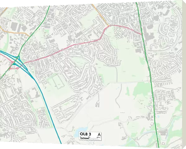 Oldham OL8 3 Map
