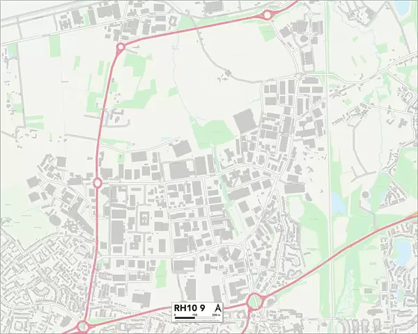 Crawley RH10 9 Map