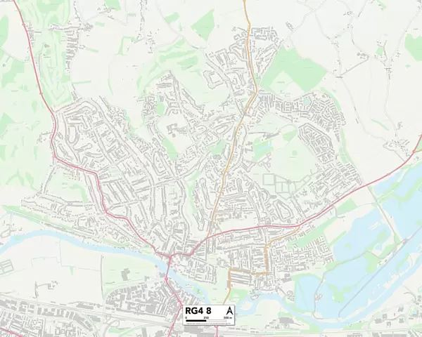 Berkshire RG4 8 Map