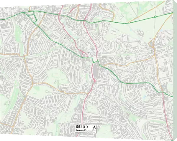Lewisham SE13 7 Map