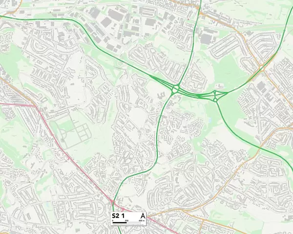 Sheffield S2 1 Map