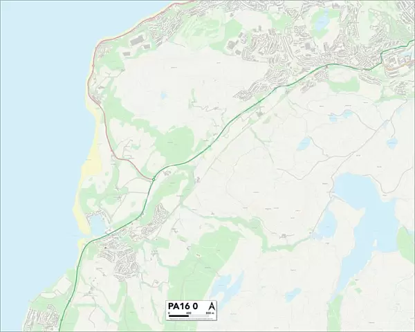 Renfrewshire PA16 0 Map
