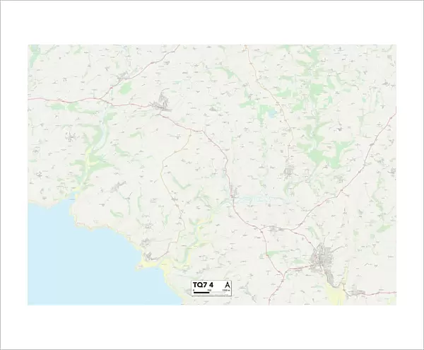 South Hams TQ7 4 Map