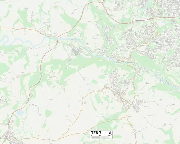 Telford and Wrekin TF8 7 Map