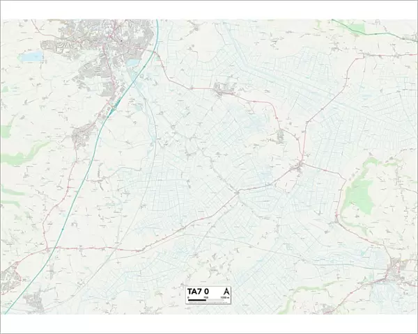 Somerset TA7 0 Map