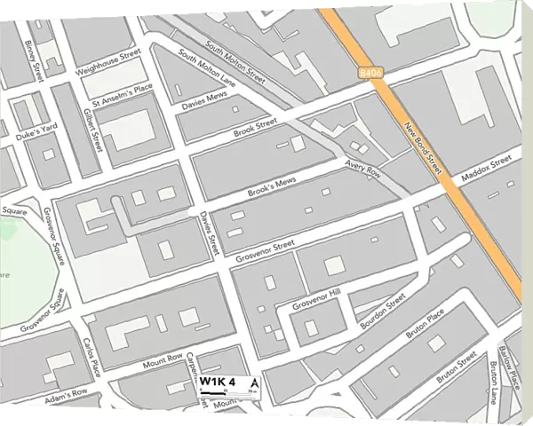 Westminster W1K 4 Map