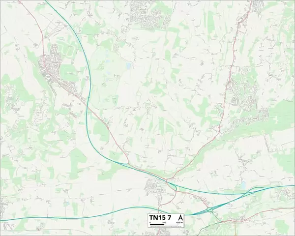 Sevenoaks TN15 7 Map