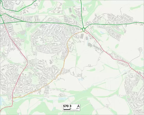 Barnsley S70 3 Map