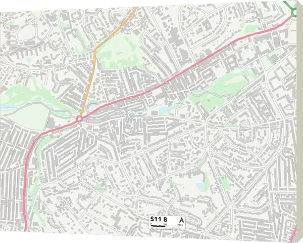 Sheffield S11 8 Map