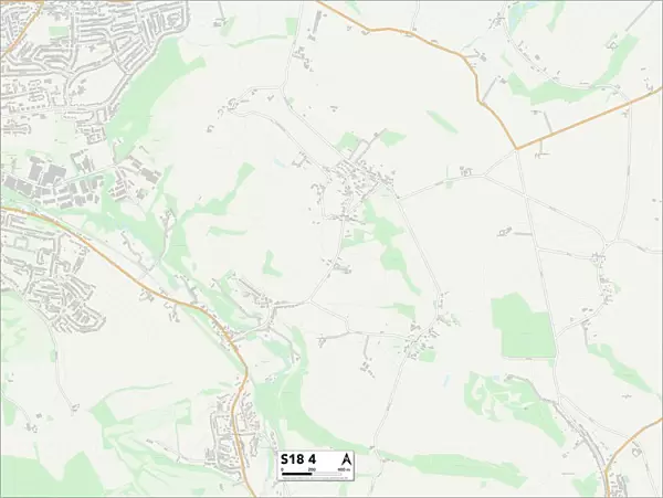 North East Derbyshire S18 4 Map