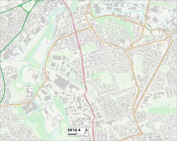 Tameside SK16 4 Map