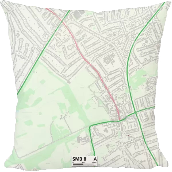 Sutton SM3 8 Map