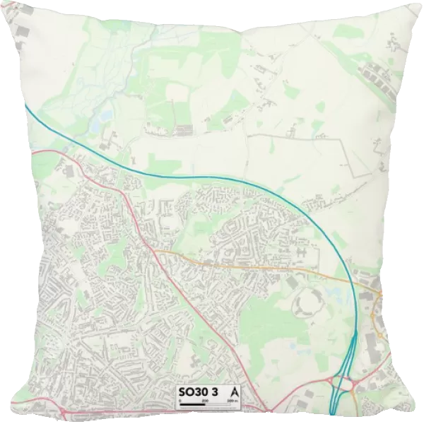 Eastleigh SO30 3 Map