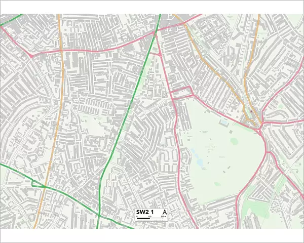 Lambeth SW2 1 Map